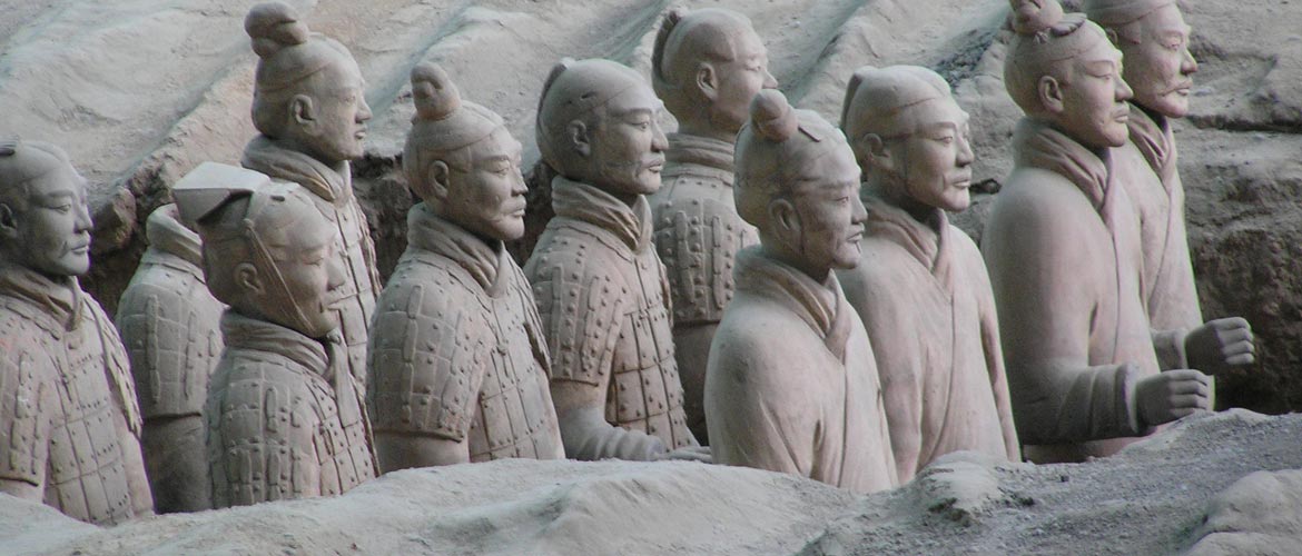 Terracotta Warriors - Group of soldiers